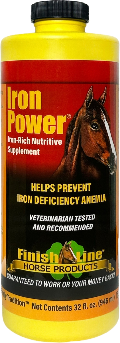 Finish Line 28032 32 oz Iron Power Nutritive Horse Supplement