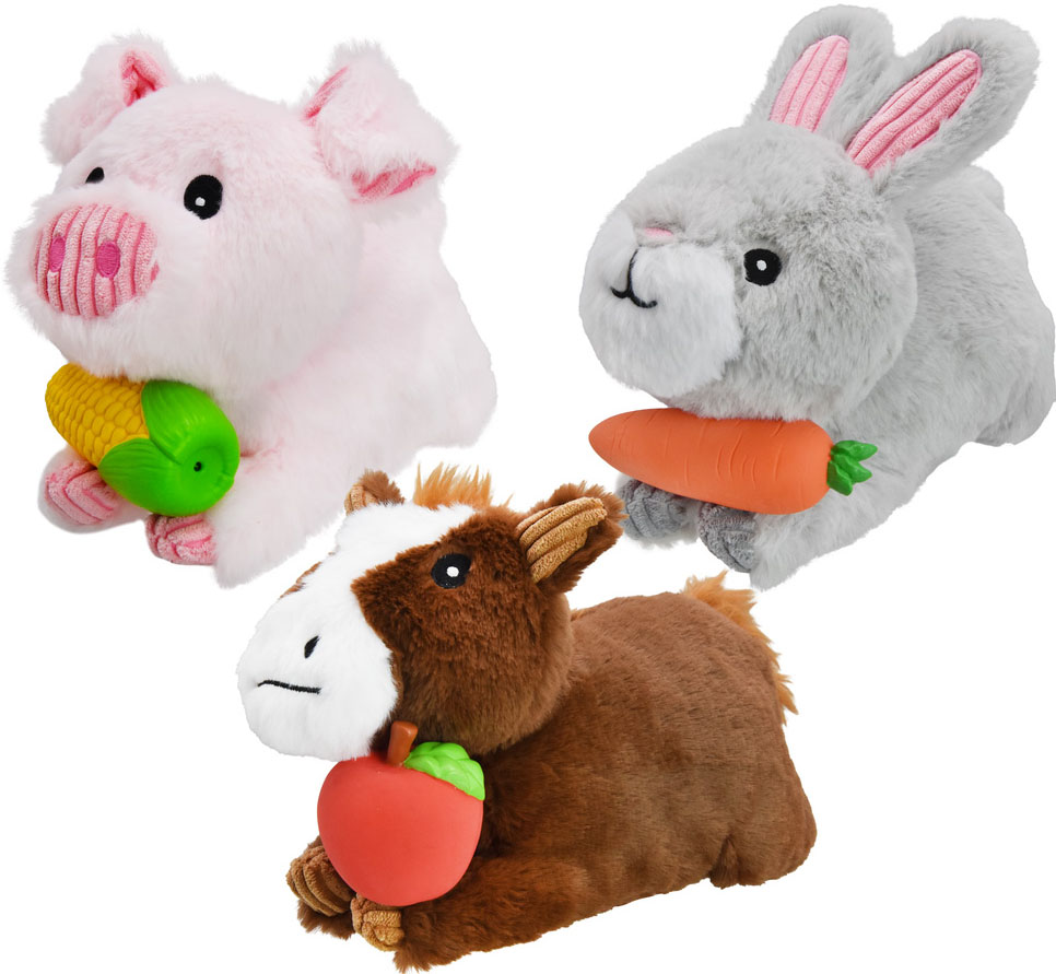 43075  Hide N Squeak Two-In-One Plus & Latex Toy, Medium