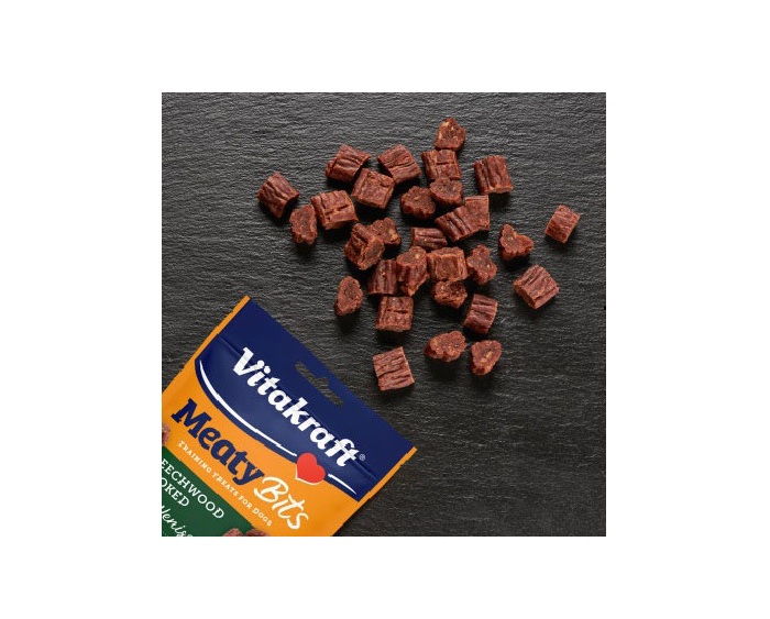 30280 2.2 oz Meaty Bits Dog Treats, Venison