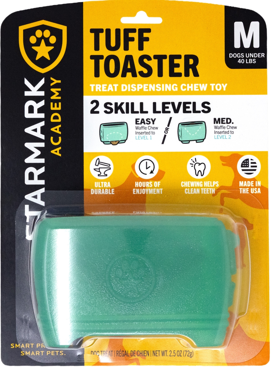 SMTTM Tuff Toaster Waffle Dispensing Chew Toy - Medium