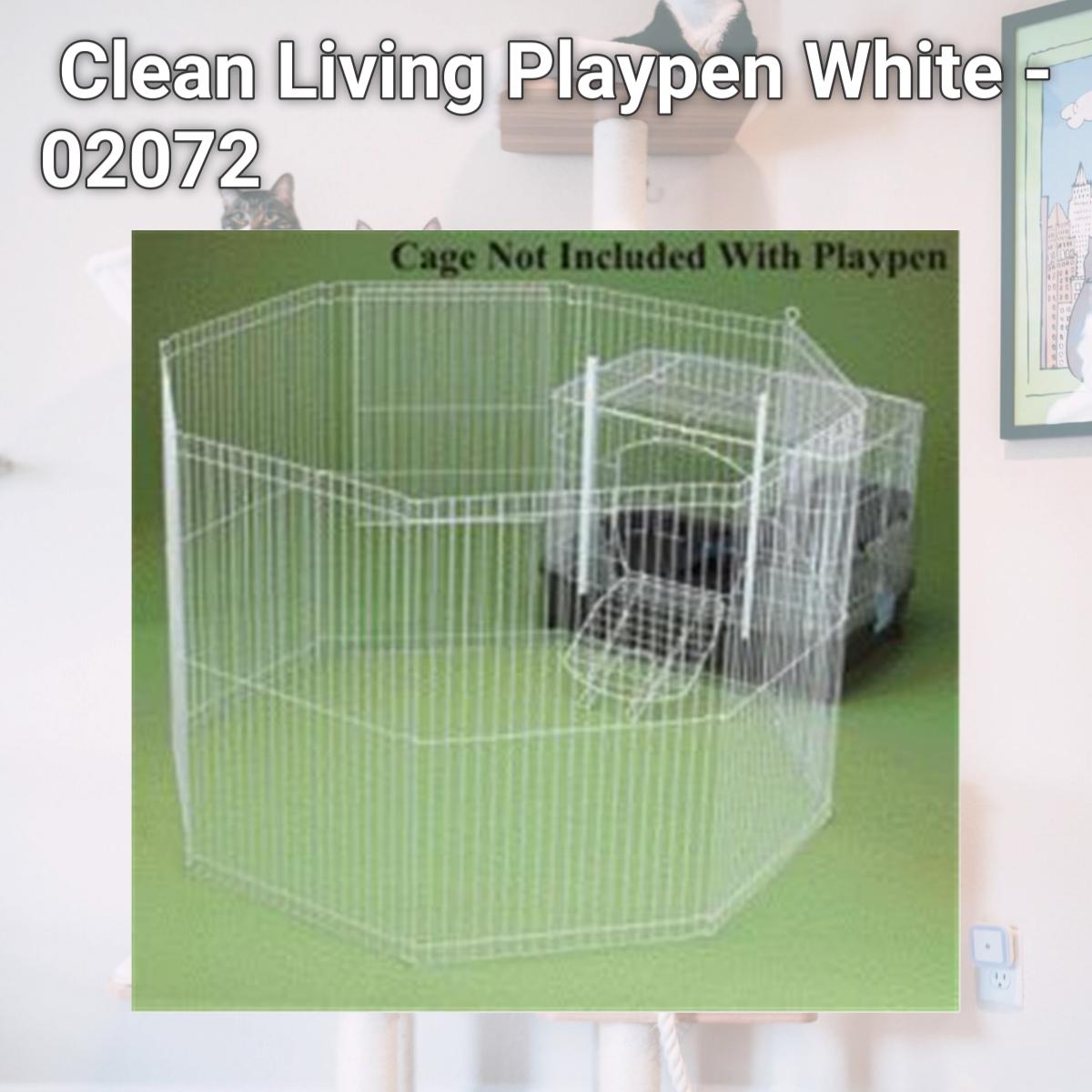 Picture of Ware Clean Living Playpen White - 02072