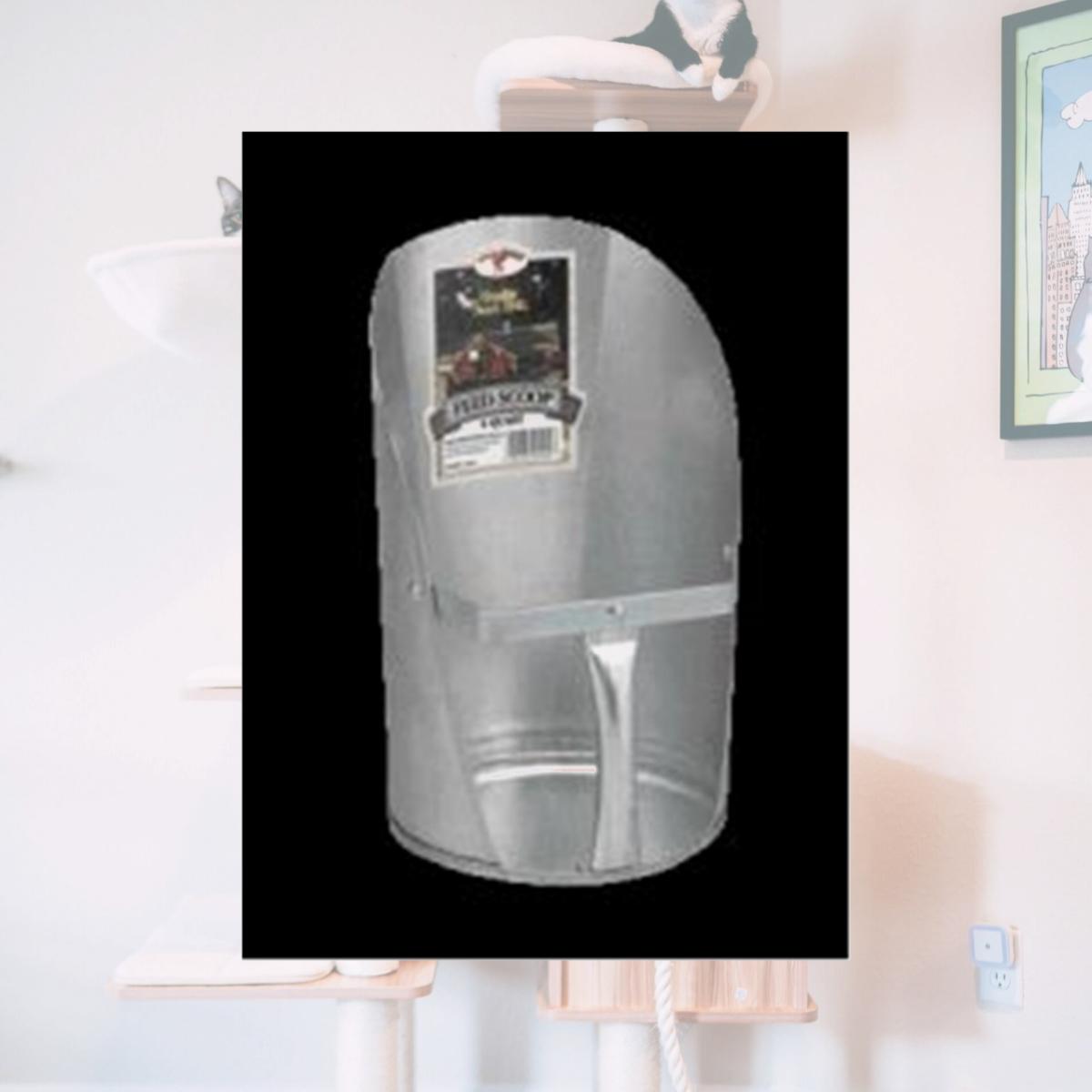 Picture of Miller Galvanized Feed Scoop 4 Quart - 9204/FSG4