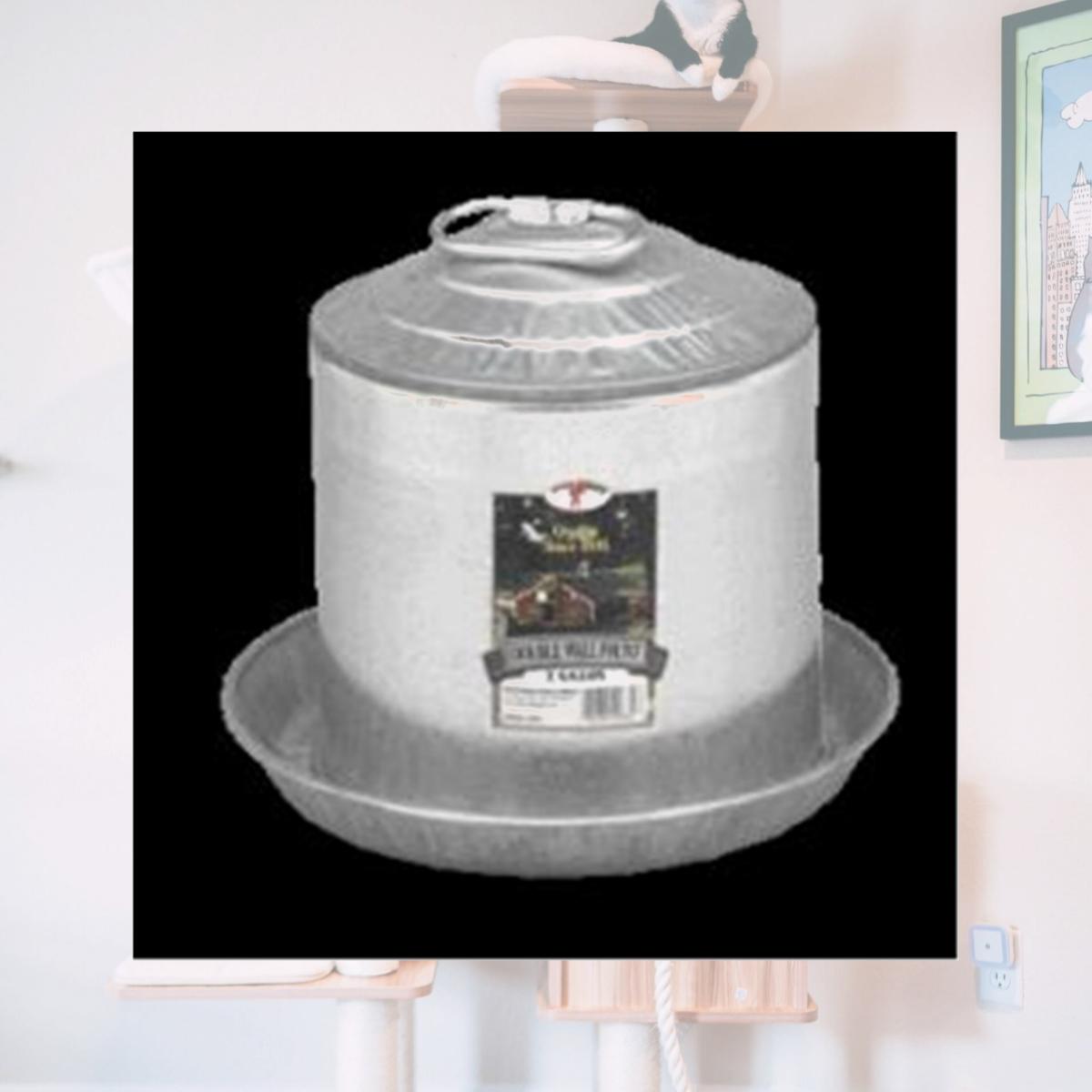 Picture of Miller Galvanized Double Wall Fountai 2 Gallon - 9832/W2
