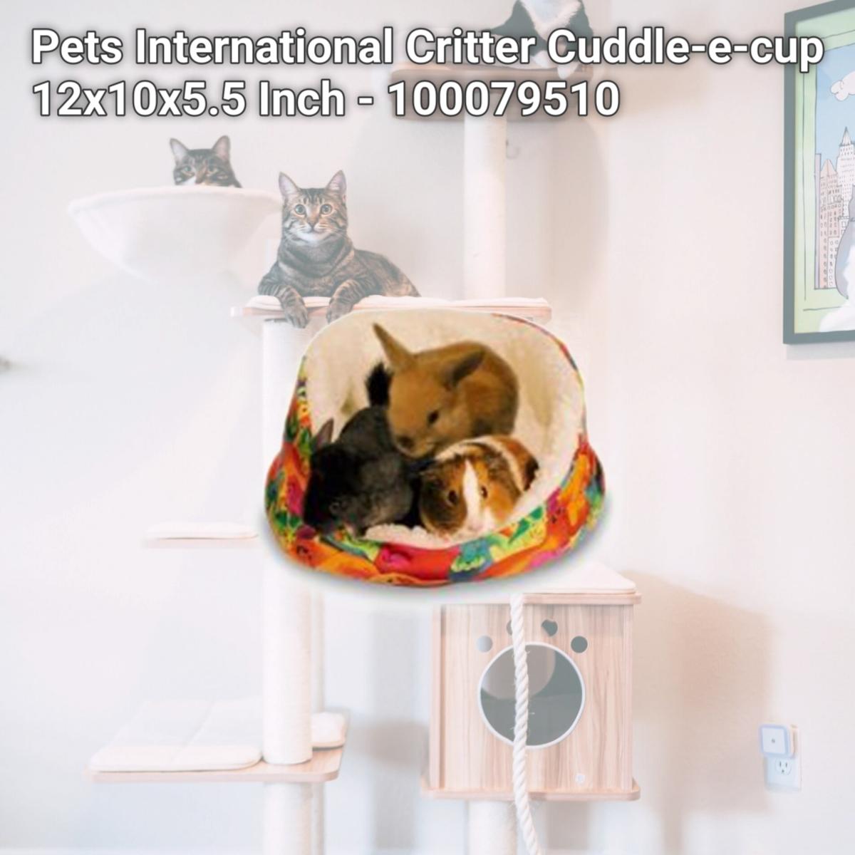 Picture of Pets International Critter Cuddle-e-cup 12x10x5.5 Inch - 100079510