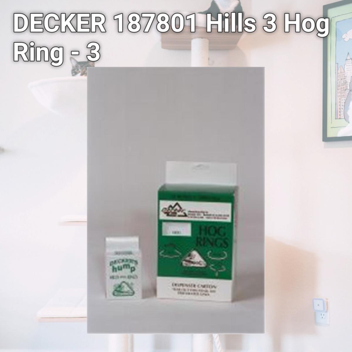 Picture of DECKER 187801 Hills 3 Hog Ring - 3