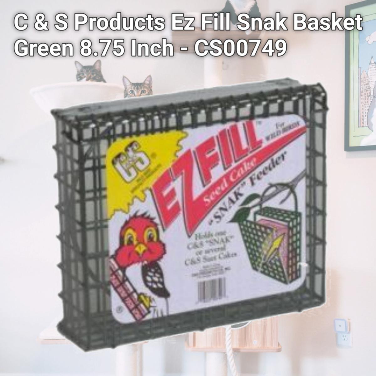 Picture of C & S Products Ez Fill Snak Basket Green 8.75 Inch - CS00749