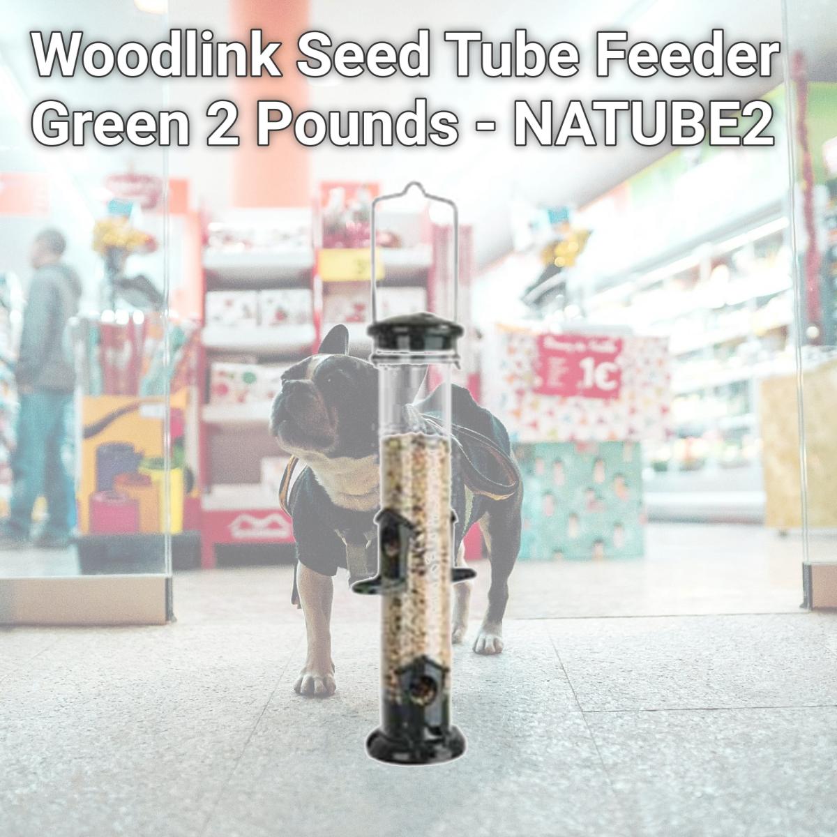 Picture of Woodlink Seed Tube Feeder Green 2 Pounds - NATUBE2