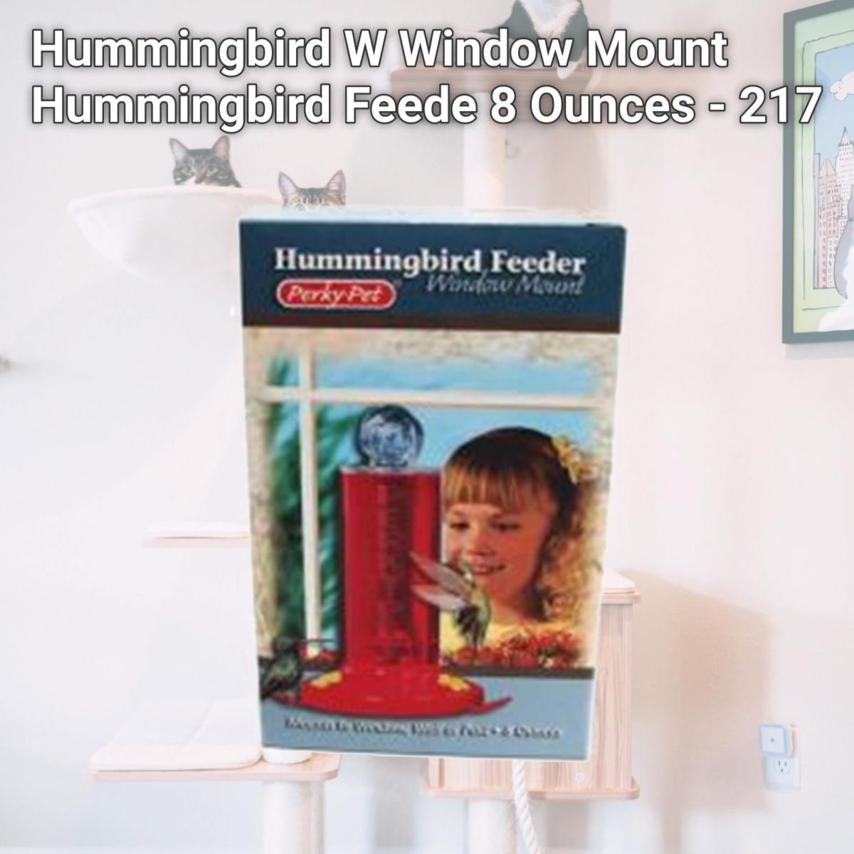 Picture of Woodstream Hummingbird W Window Mount Hummingbird Feede 8 Ounces - 217