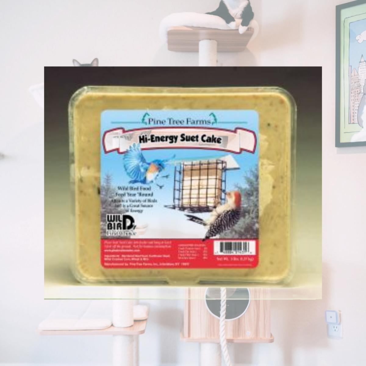 Picture of Pine Tree Farms Hi-energy Suet Cake 3 Pounds - 01431