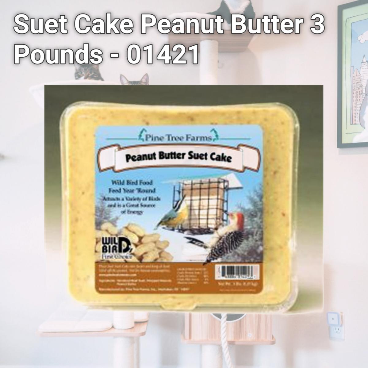 Picture of Pine Tree Farms Suet Cake Peanut Butter 3 Pounds - 01421 