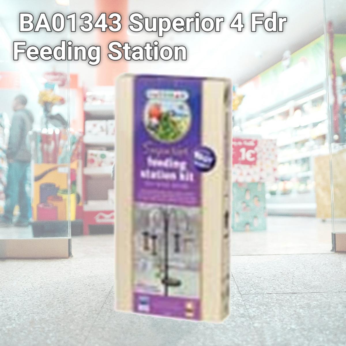 Picture of Gardman Wild Bird BA01343 Superior 4 Fdr Feeding Station
