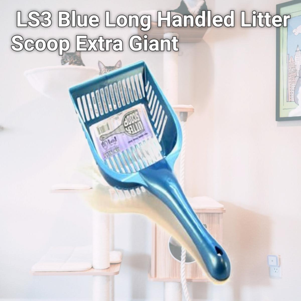Picture of Van Ness Plastic Molding LS3 Blue Long Handled Litter Scoop Extra Giant