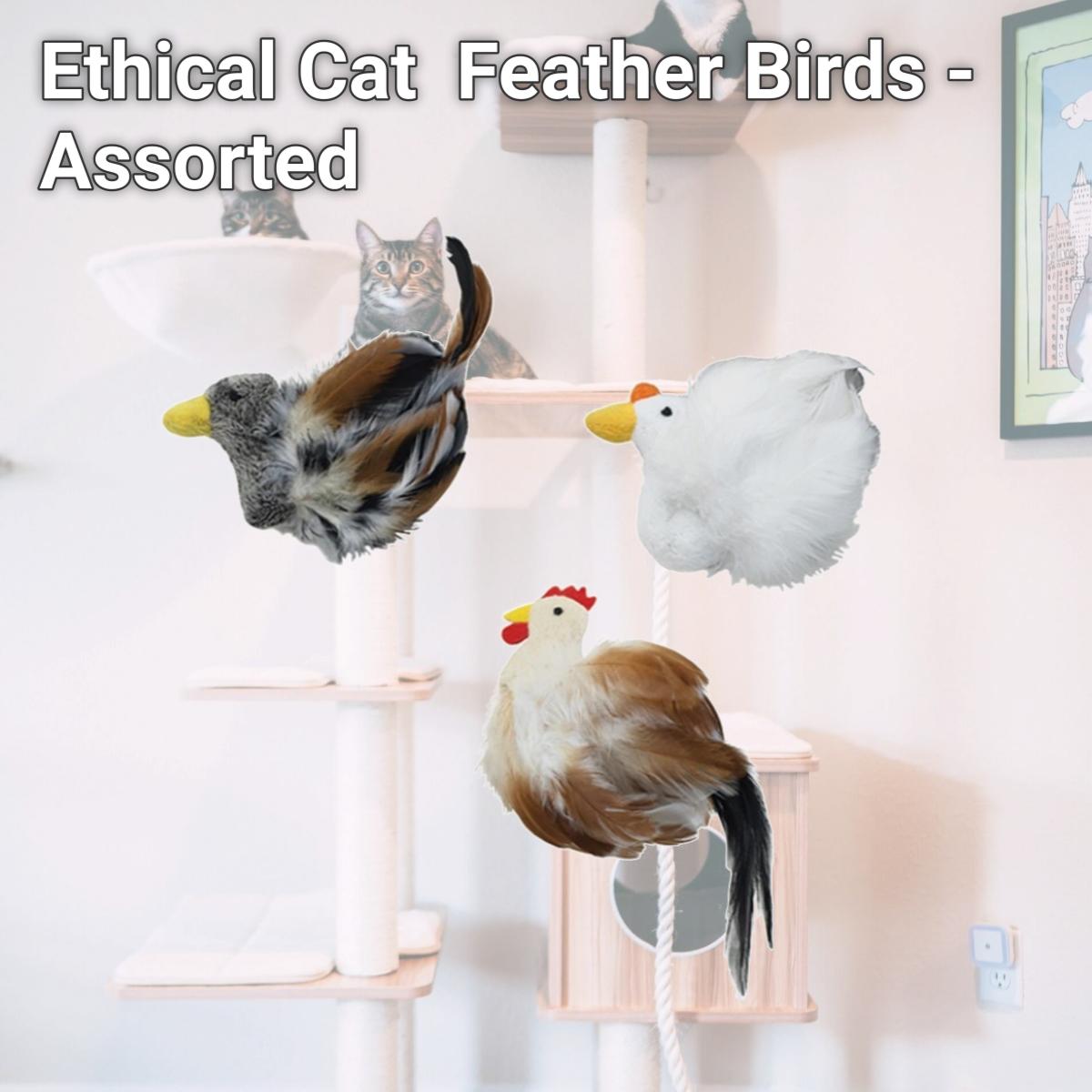 Picture of Ethical Cat 688893 Feather Birds - Assorted