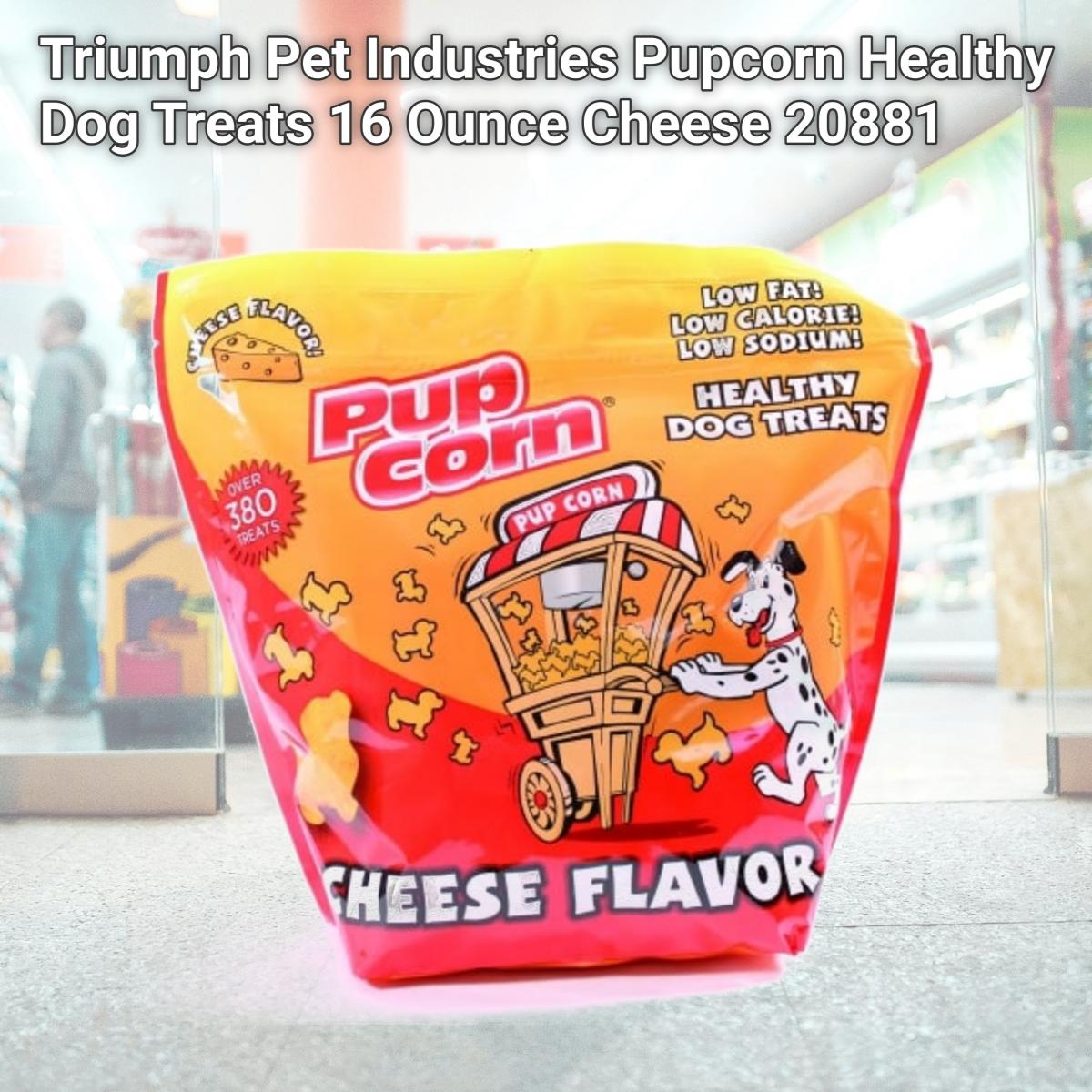 Picture of Triumph Pet Industries Pupcorn Healthy Dog Treats 16 Ounce Cheese 20881