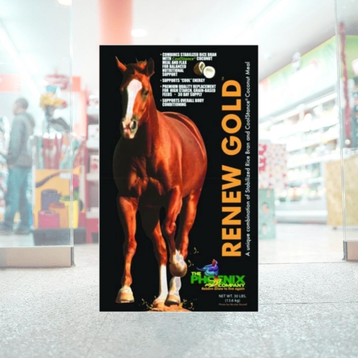 Picture of Manna Pro-Equine Renew Gold Supplement 30 Pound Black 05-9280-2130