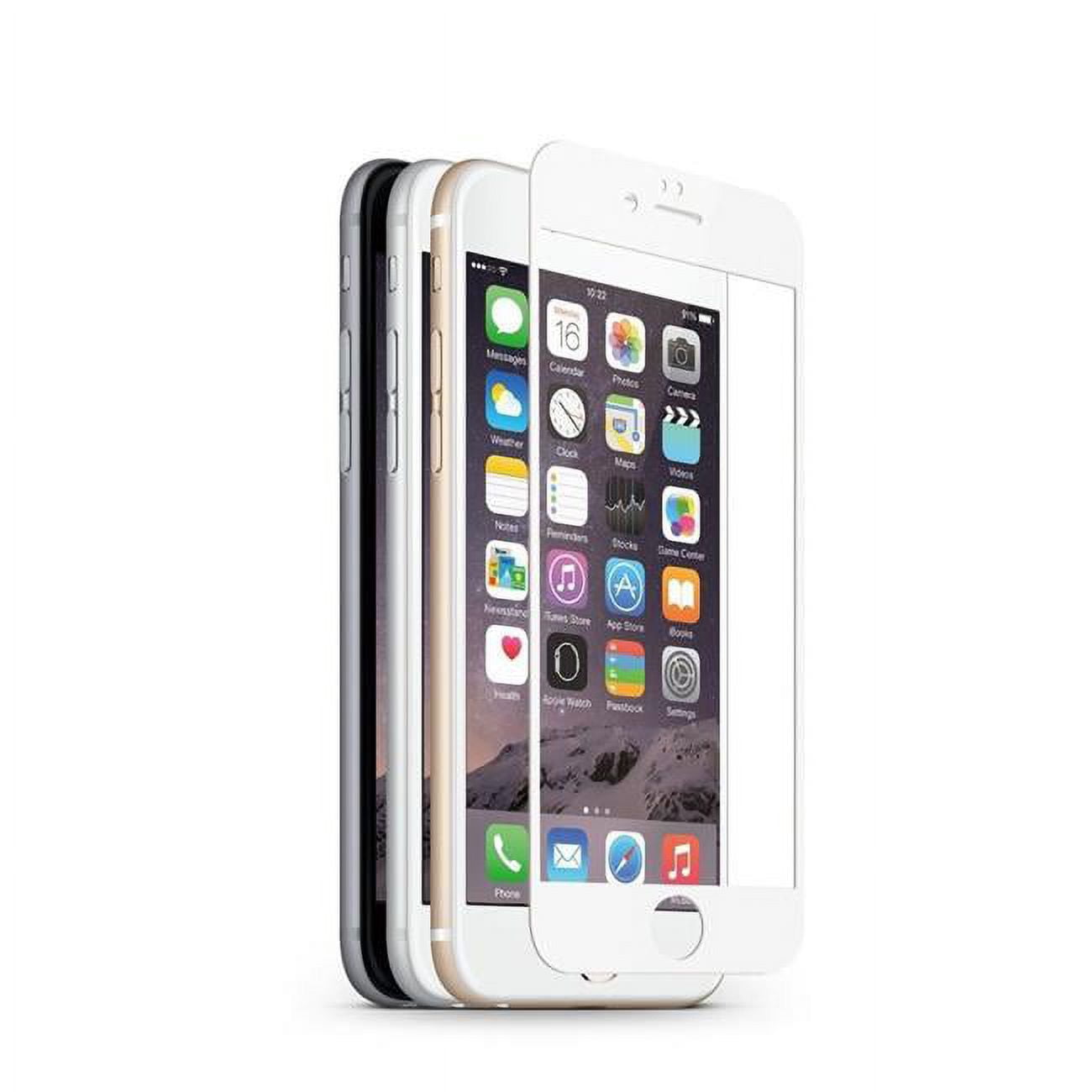 Picture of JCPal JCP3505 Preserver Glass Screen Protector for iPhone 6 Plus & 6S Plus&#44; White