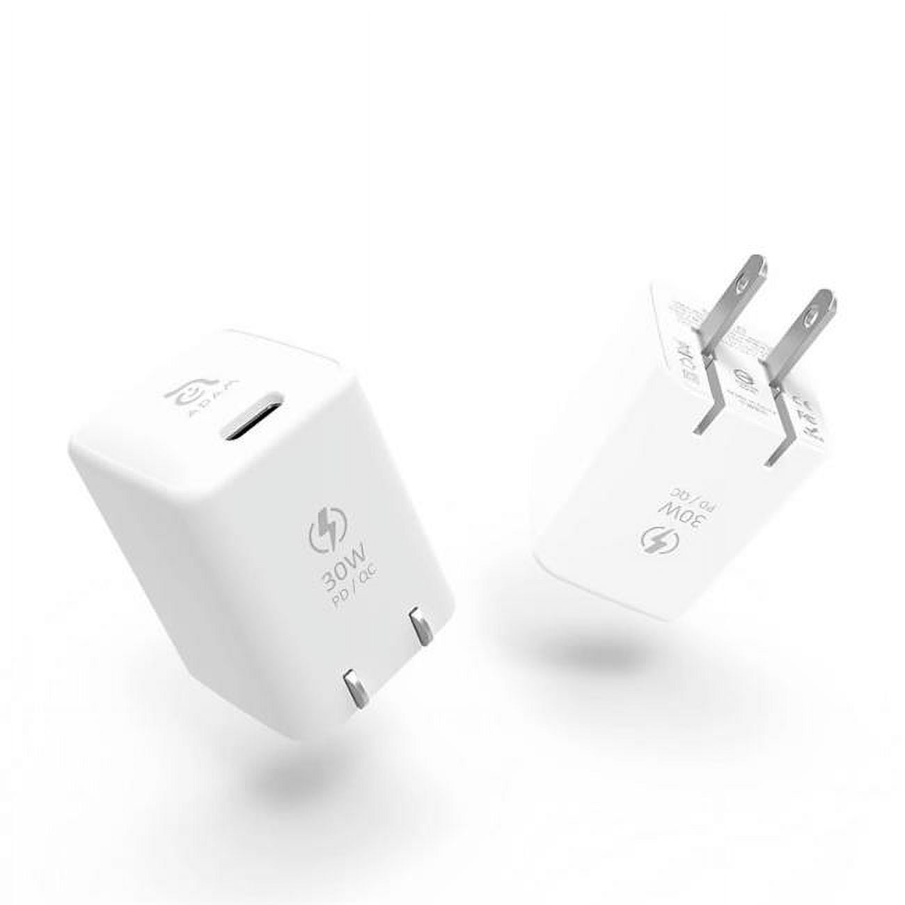 Picture of Adam Elements APAADX3USWH OMNIA X3 USB-C Compact Power Adapter - 30W&#44; White