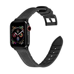 Picture of JCPal JCP3946 Gentry Leather Band for 0.95 mm Apple Watch - Black