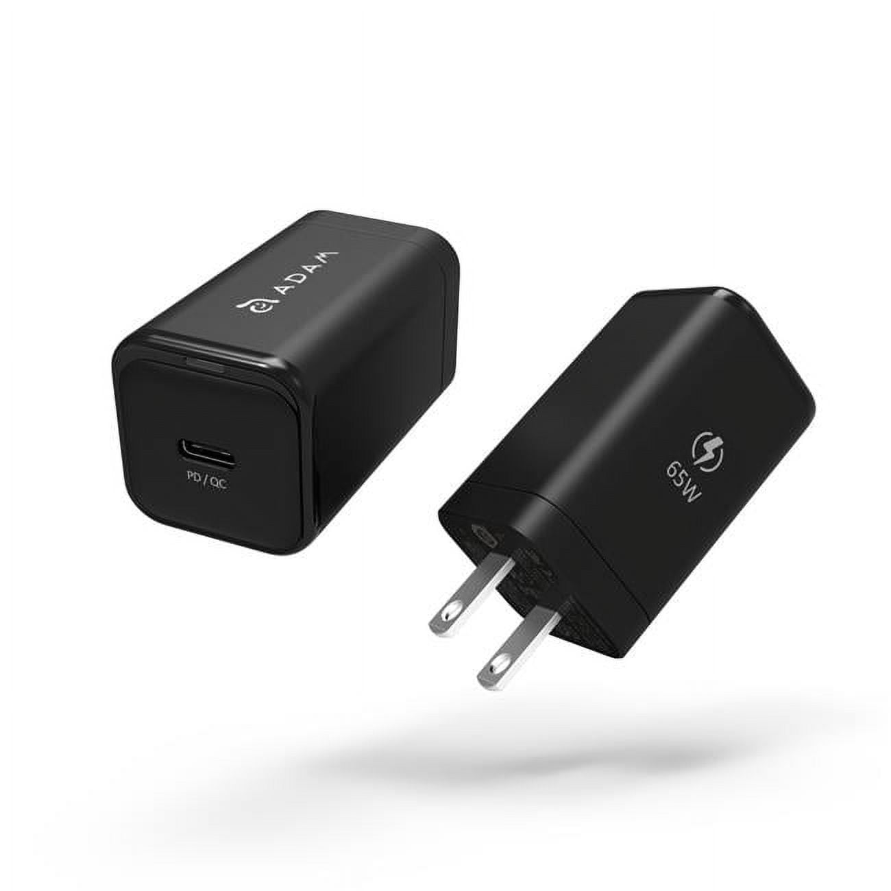 Picture of Adam Elements APAADX6USBK OMNIA X6 PD & QC 65W USB-C Compact Wall Charger&#44; Black