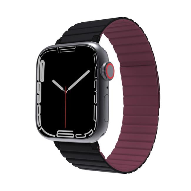 Picture of JC Pal JCP6310 45 x 49 mm Flex Form Magnetic Apple Watch Band&#44; Black & Red