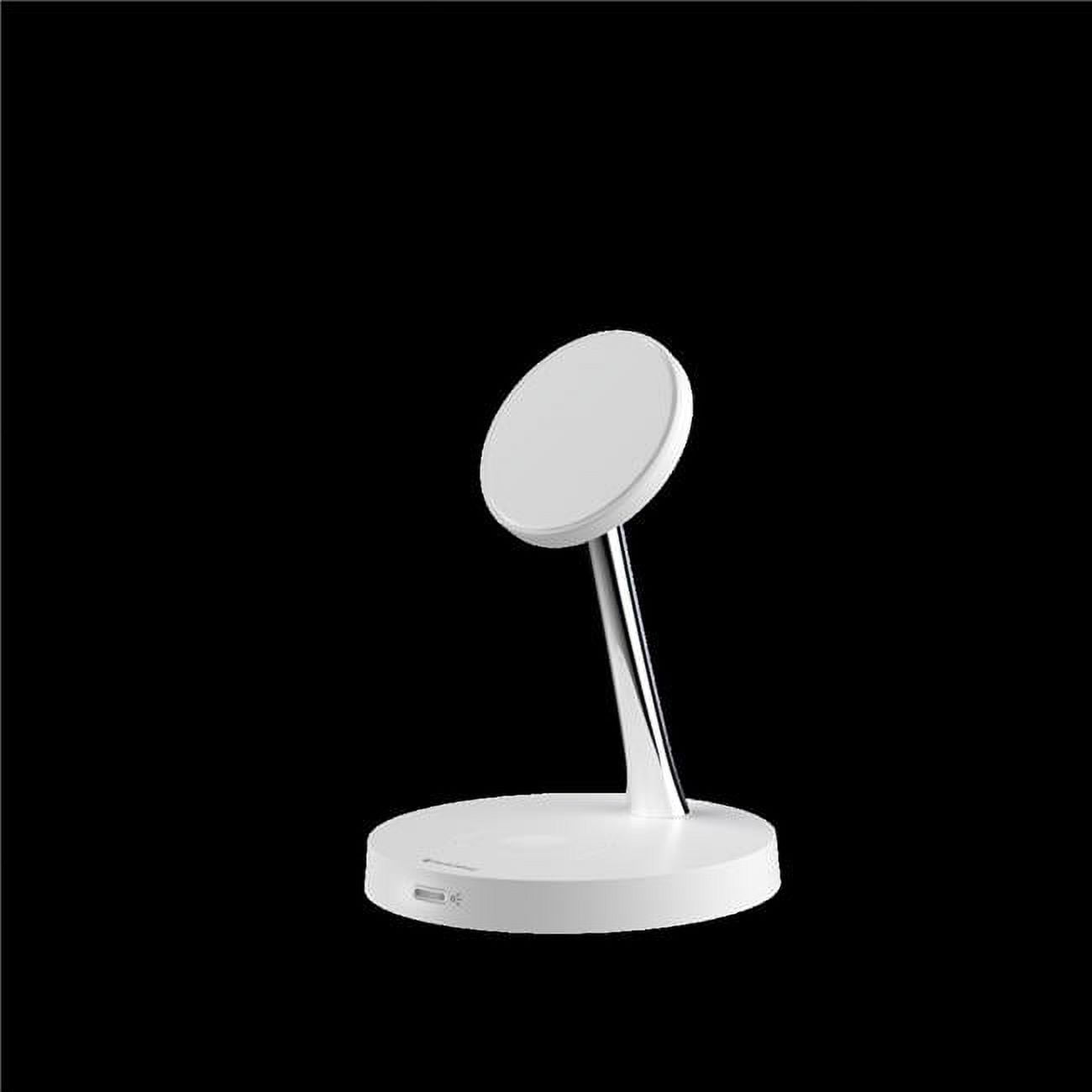 Picture of SwitchEasy SCGIWA117WH22 MagPower 2-in-1 Magnetic Wireless Charging Stand for iPhone&#44; AirPods & Apple Watch - White