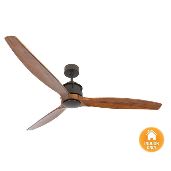 60 in. Airfusion Akmani DC Fan, Oil Rubbed Bronze & Koa