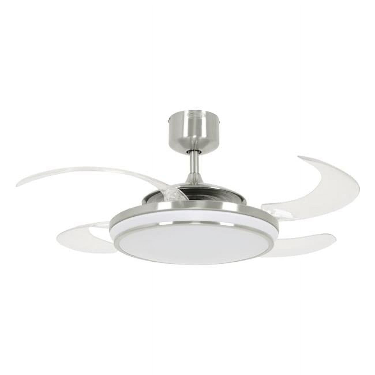 Picture of Fanaway 21103601 EVO 1 Brushed Chrome LED Lighting with Remote Ceiling Fan