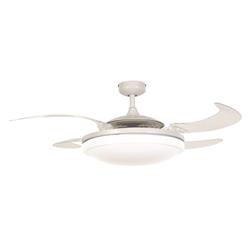 21093001 EVO 2 White Lighting with Remote Ceiling Fan