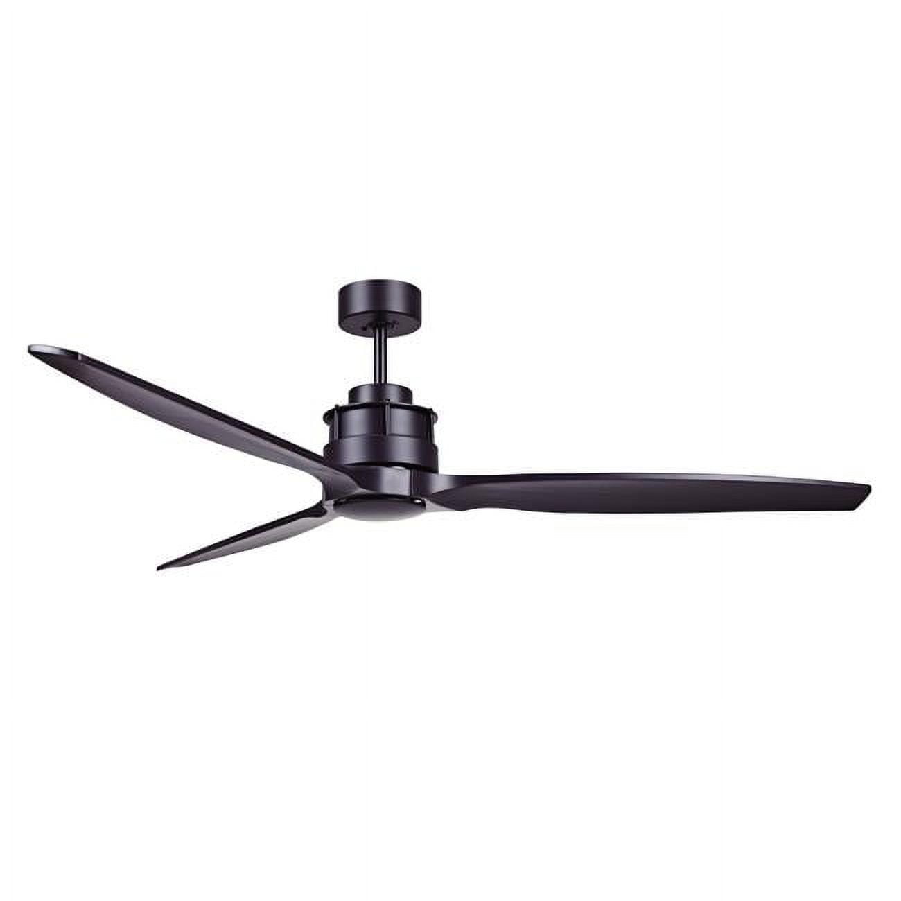 60 in. Akmani DC Ceiling Fan, Black