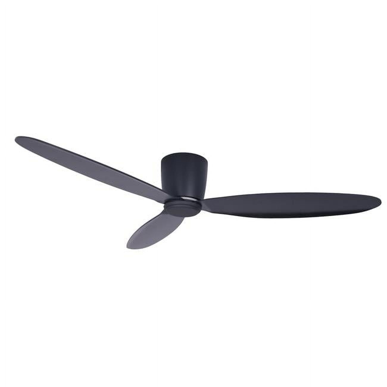 21288401 52 in. Radar DC Ceiling Fan, Matte Black