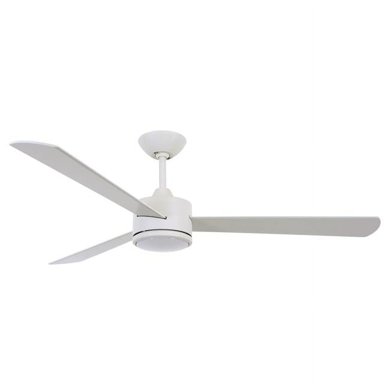 21064001 52 in. Climate III DC Ceiling Fan, White