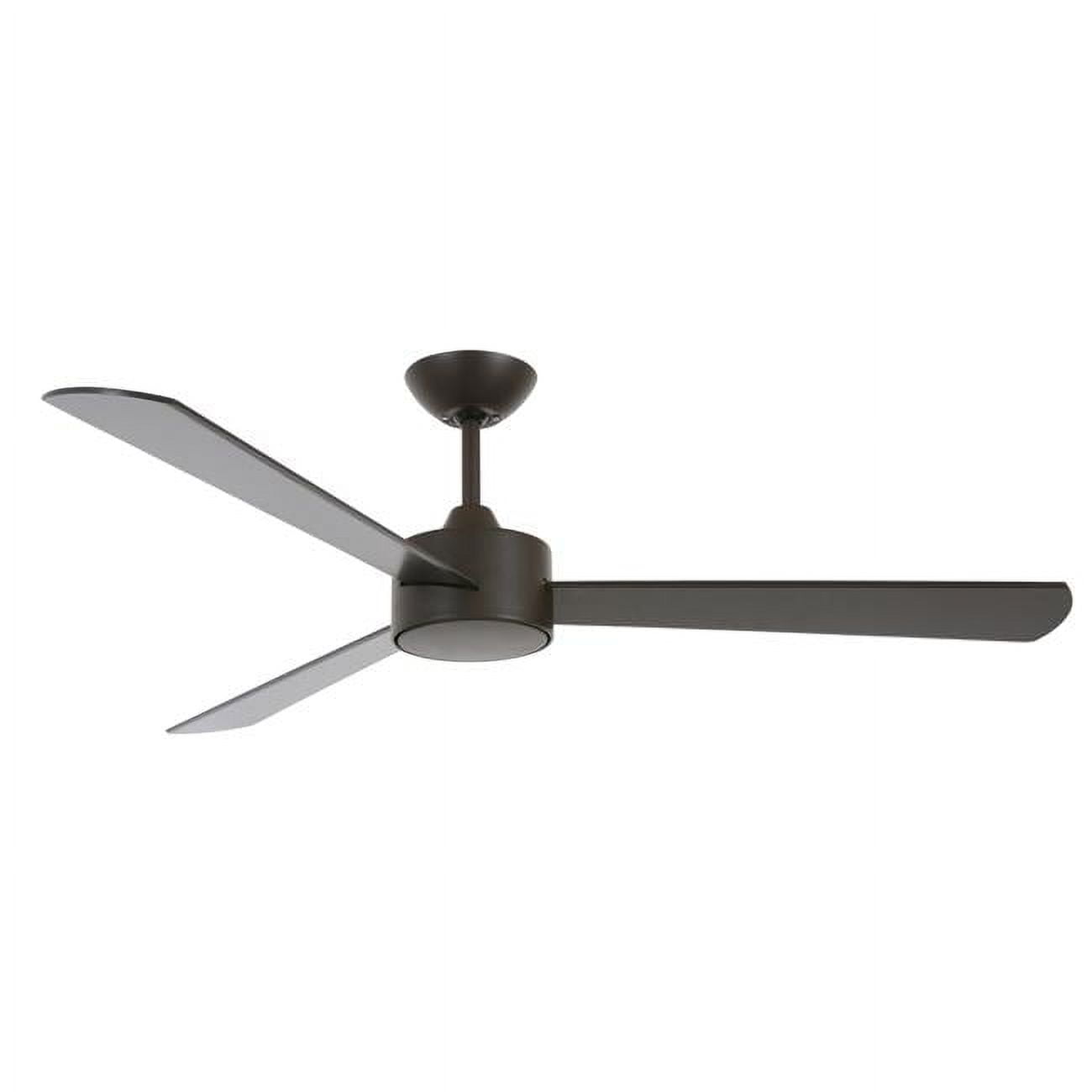 52 in. Climate III DC Ceiling Fan, Oil Rubbed Bronze & Dark Koa