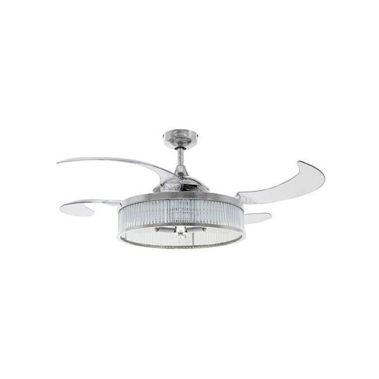 48 in.  Corbelle with Clear Blades Ceiling Fan, Chrome