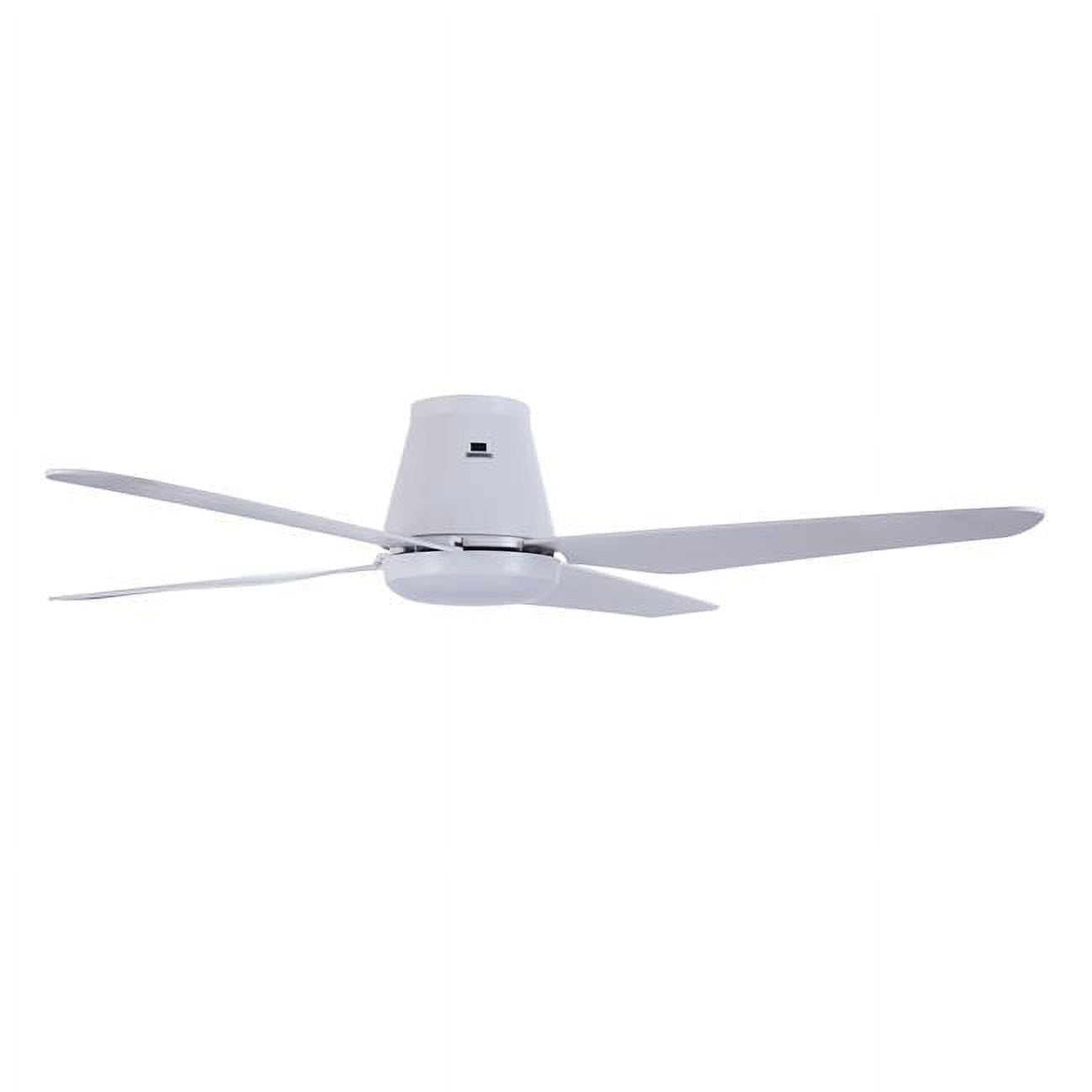 Picture of Lucci Air 21300101 Lucci Air Aria Hugger 52&apos; CTC Matte White Light with Remote Ceiling Fan