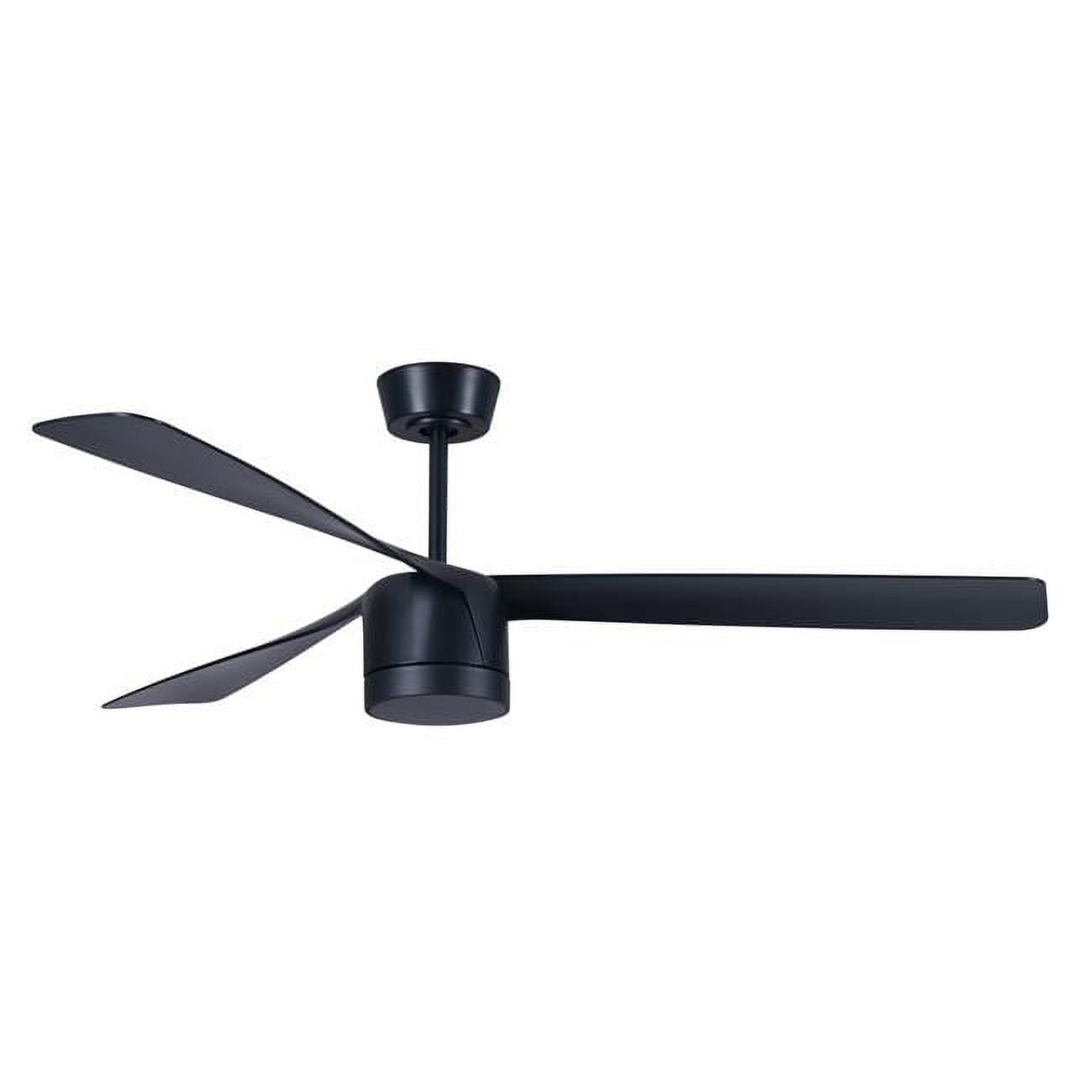 Picture of Lucci Air 21328101 Lucci Air Peregrine 56&apos; Black Light with Remote Ceiling Fan