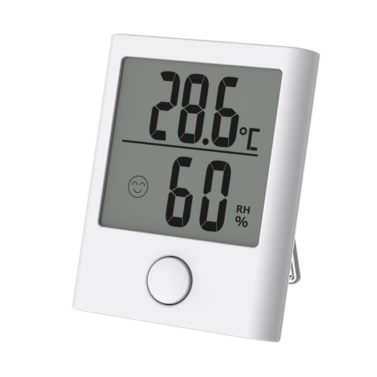 TH0134WH1 Digital Mini Indoor Thermometer Hygrometer, White