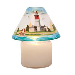 Picture of Biedermann & Sons G300LH Jar Shade Seashore Scene Lamp Shade - Pack of 4