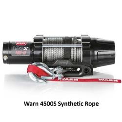 693-6056-00 3.0 x 6.59 in. Warn VRX-45-S Synthetic Rope Winch