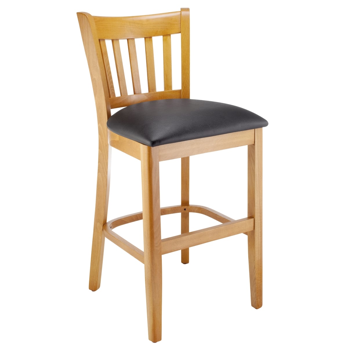 004B-N Lismore Solid Wood Counter Stool - Natural