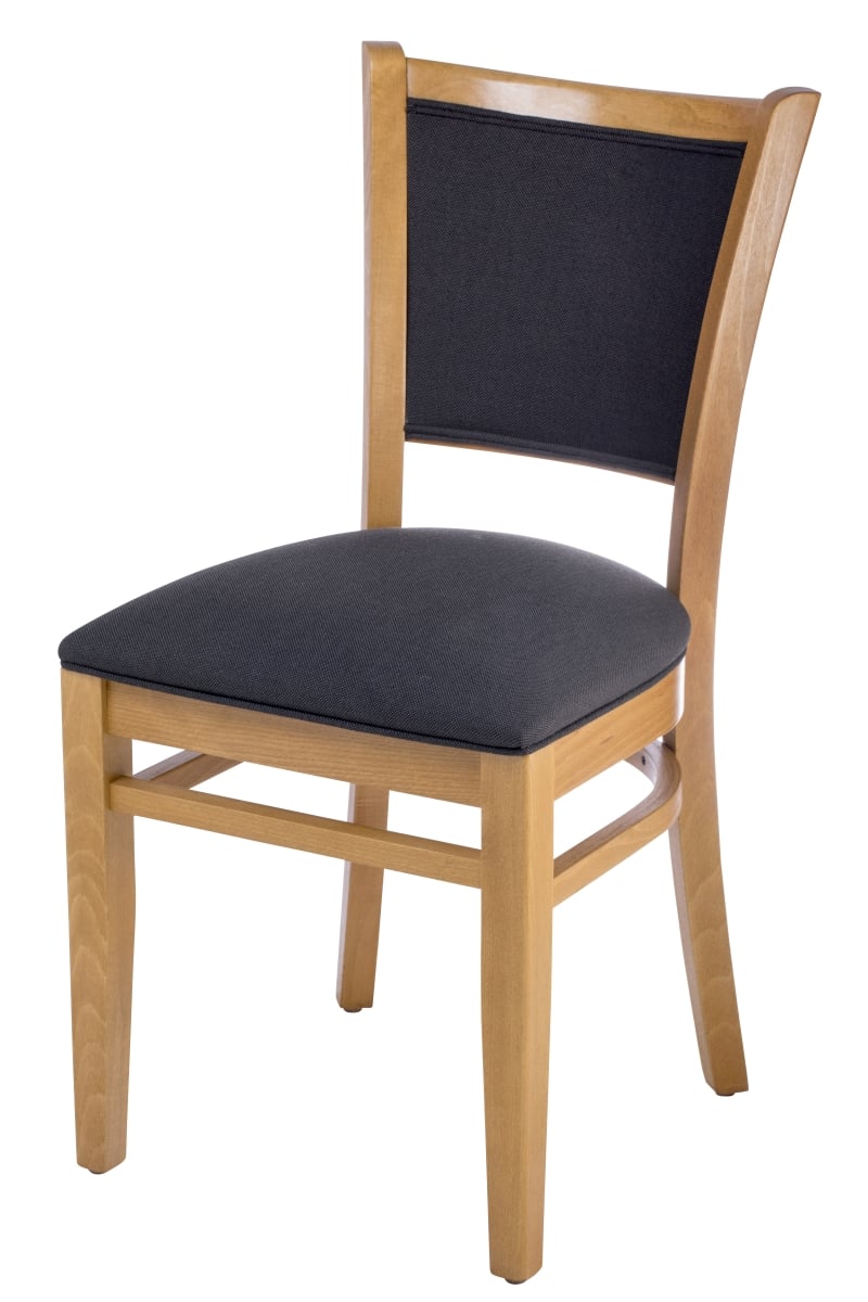 004SUPH-C Exum Upholstered Dining Chair - Cherry