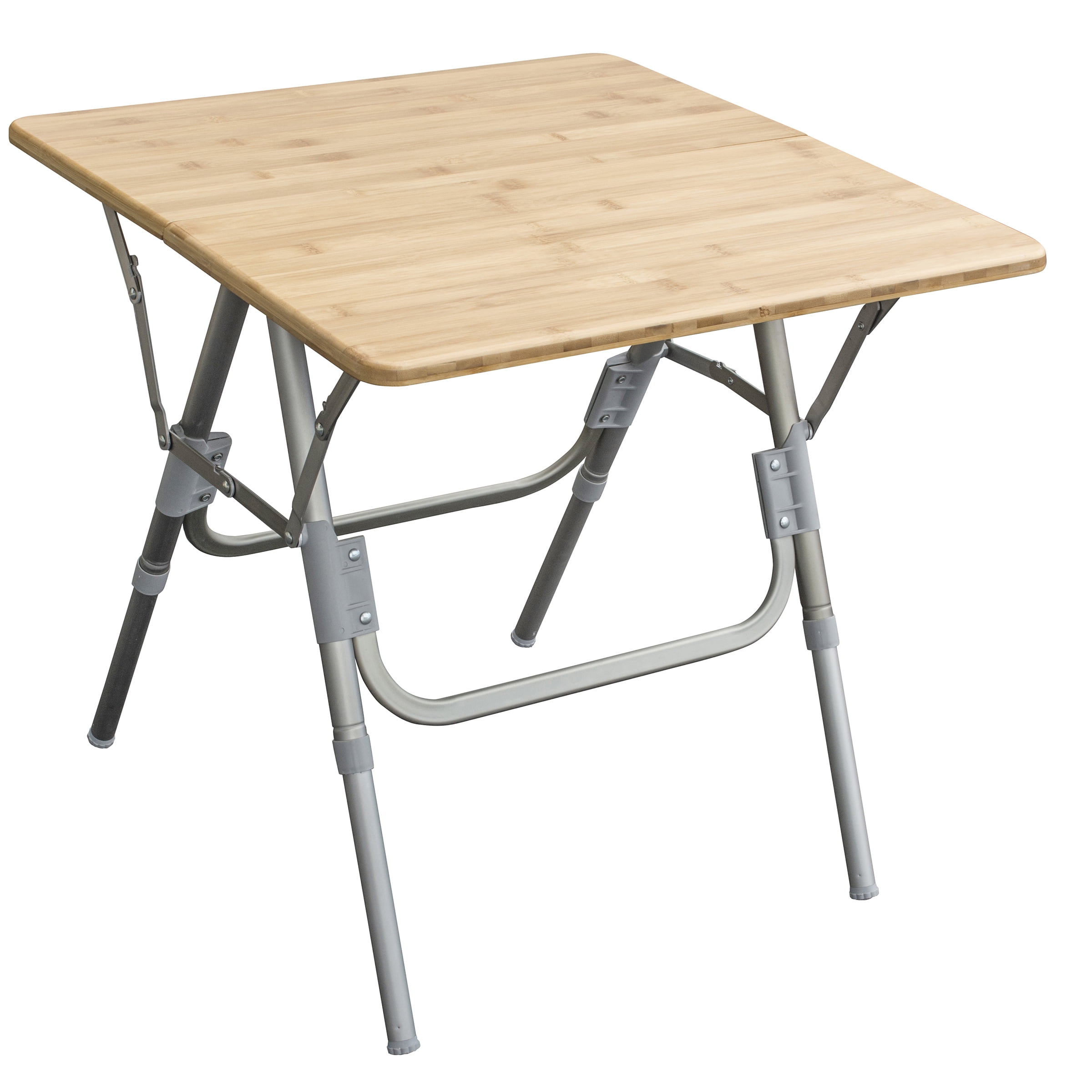 Buffalo Tools FBT24 Folding Bamboo Side Table, Brown