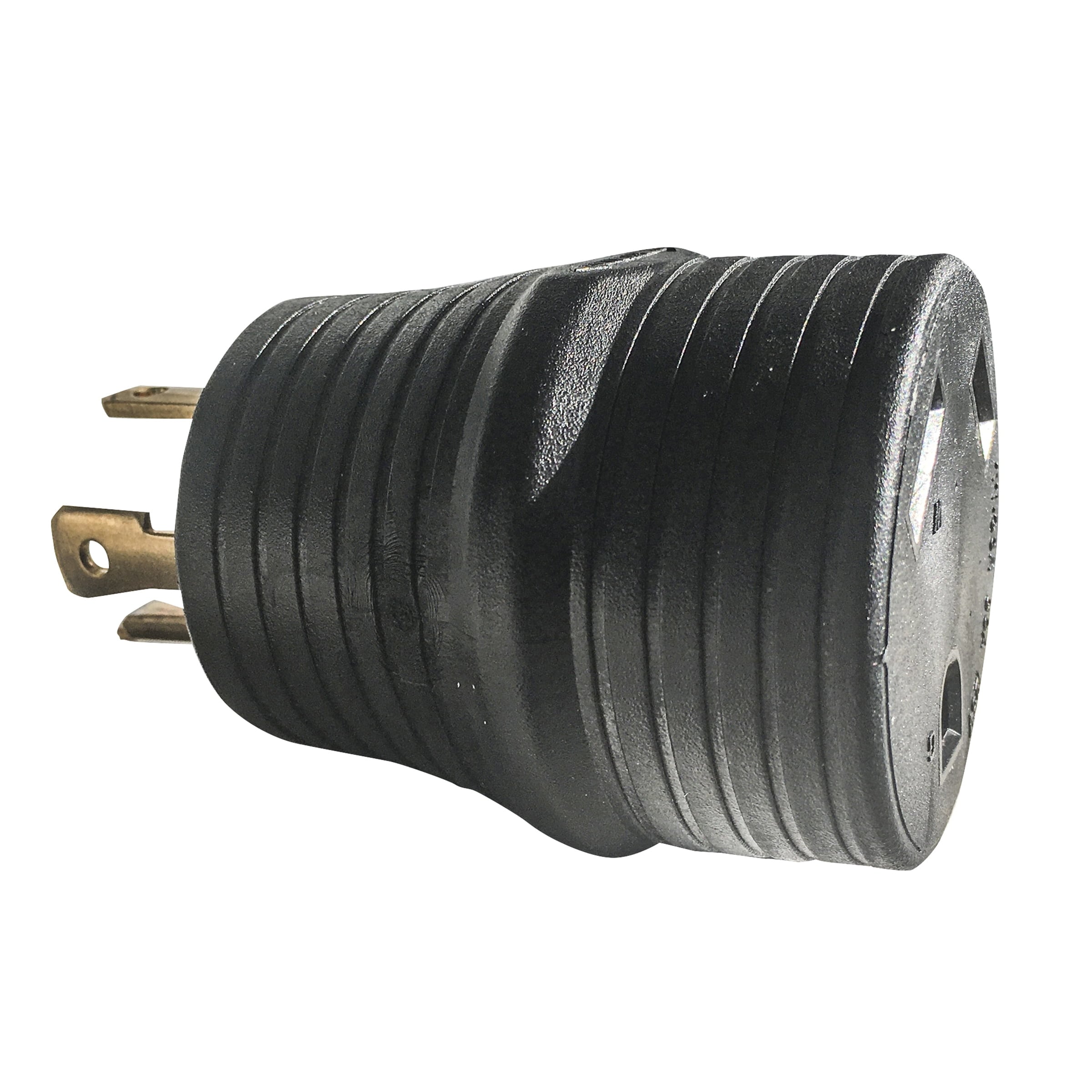 CORDCP3030 L14-30P Twist Male to TT-30R Female Conversion Adapter Plug, Black