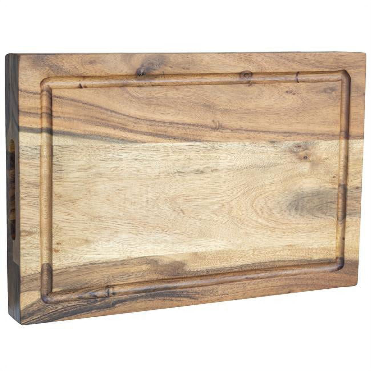 Picture of AmeriHome AWCB1812 18 x 12 in. Acacia Wood Cutting Board&#44; Brown & Tan