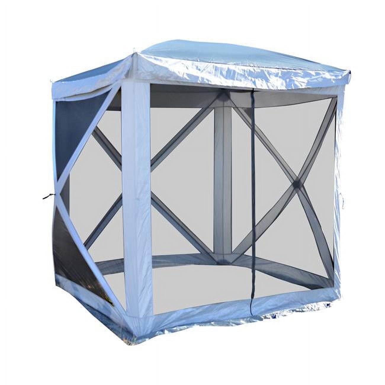 PUT66 6 x 6 ft. Screened Pop Up Shade Tent, White
