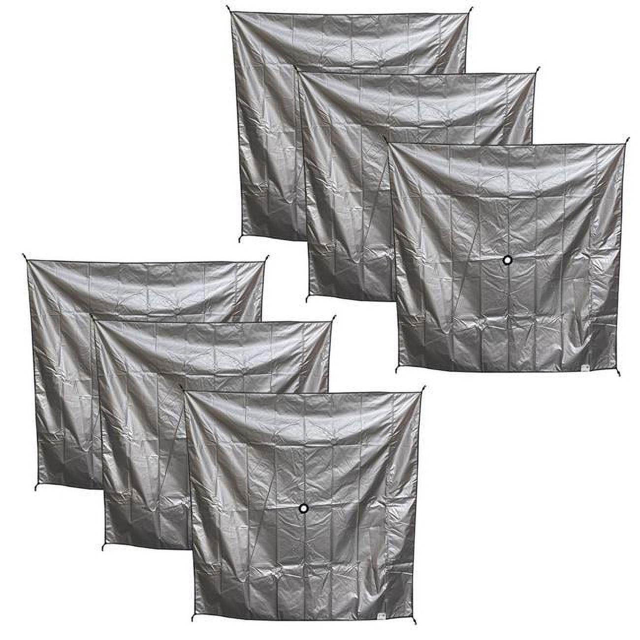 Picture of Buffalo Outdoor PUT11S Solid Side Screened Pop Up Shade Tent&#44; White - 6 Sections