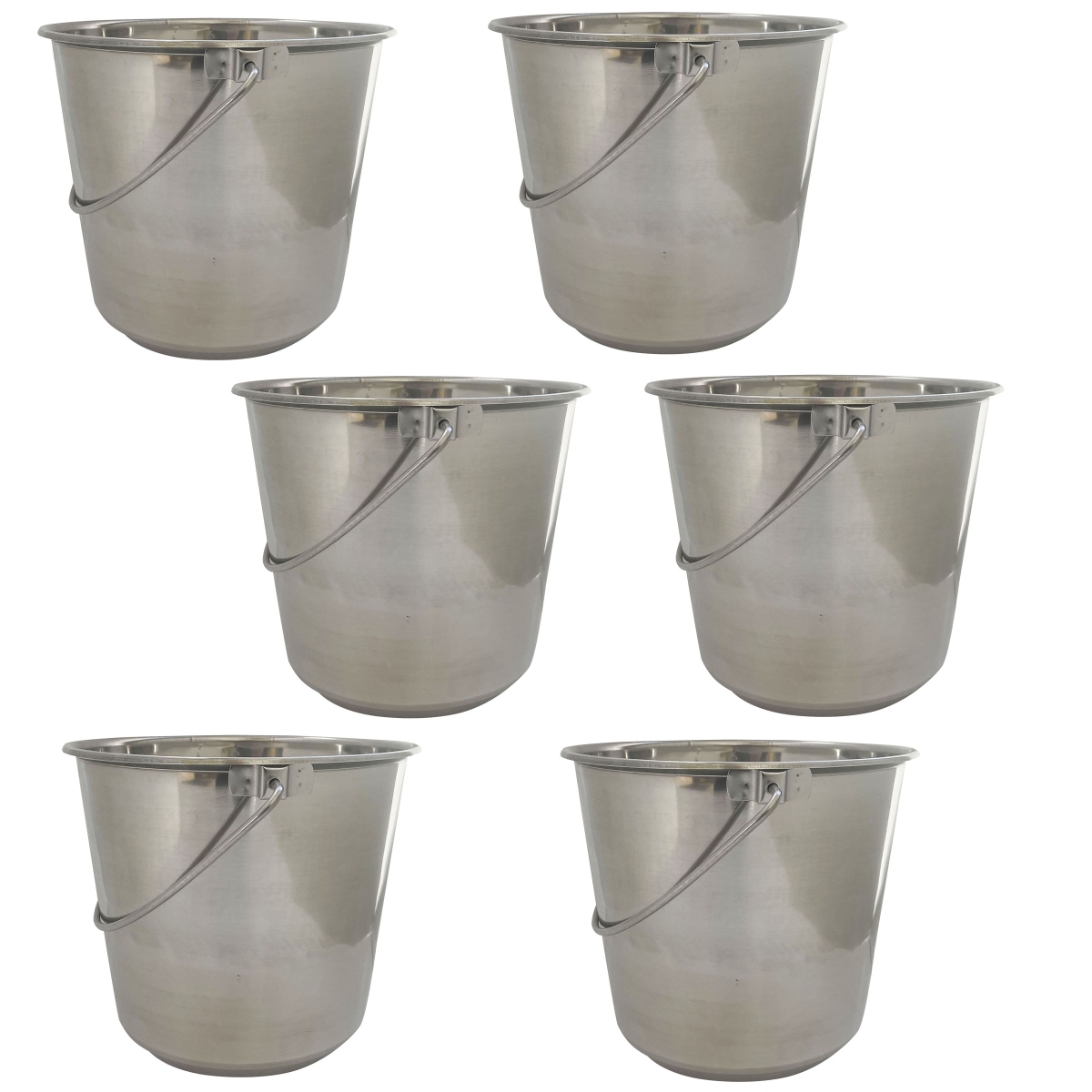 Picture of Sportsman Series SSB100SET Sportsman Series 1 Gal Stainless Steel Bucket - 6 Piece Set