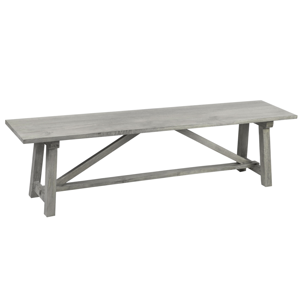 MWFHSET1 58 x 38 x 30 in. Mango Farm House Table & Bench, Sand
