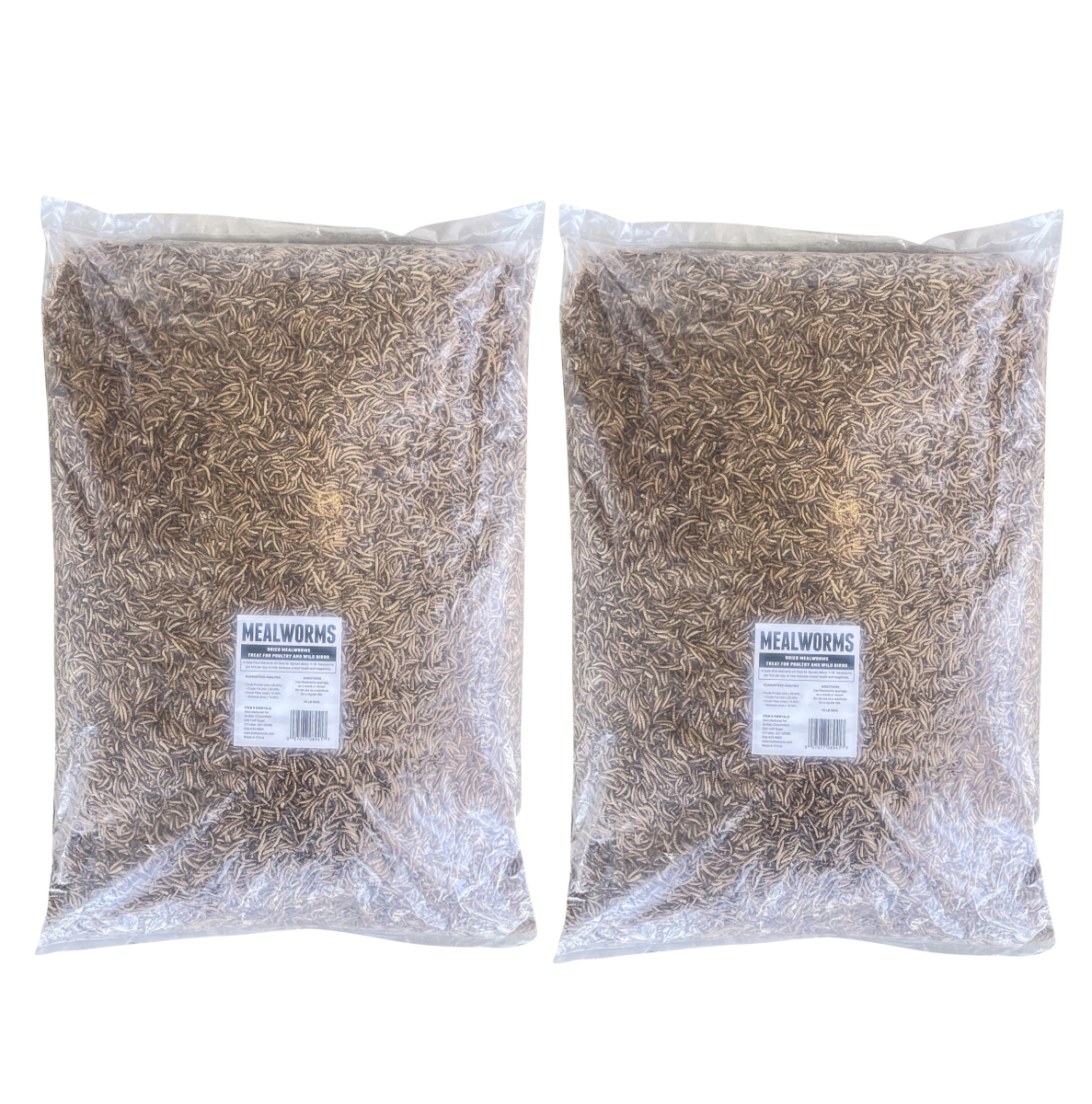 DMW10LB Dried Mealworm, Multi Color - 10 lbs