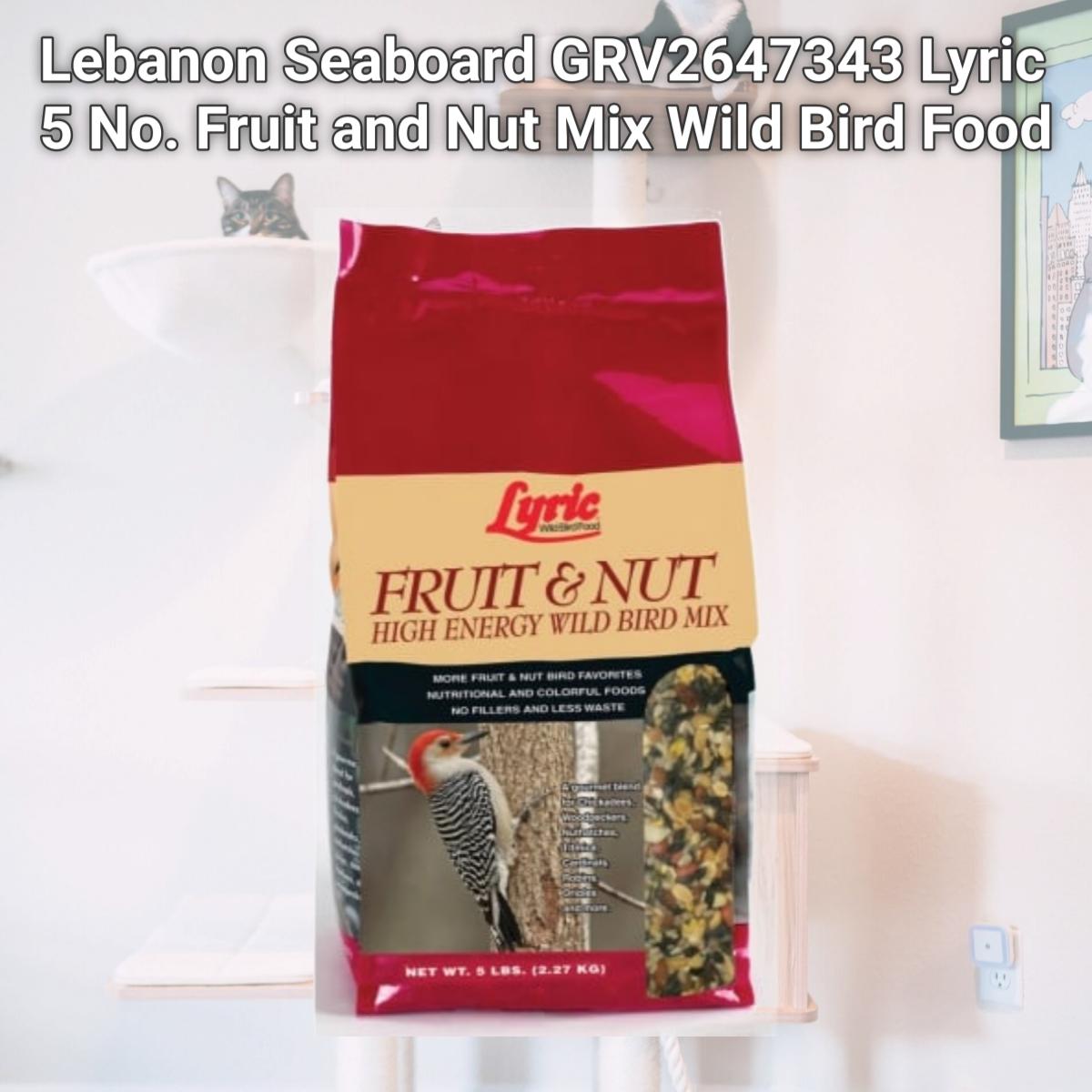 Picture of Lebanon Seaboard GRV2647343 Lyric 5 No. Fruit and Nut Mix Wild Bird Food