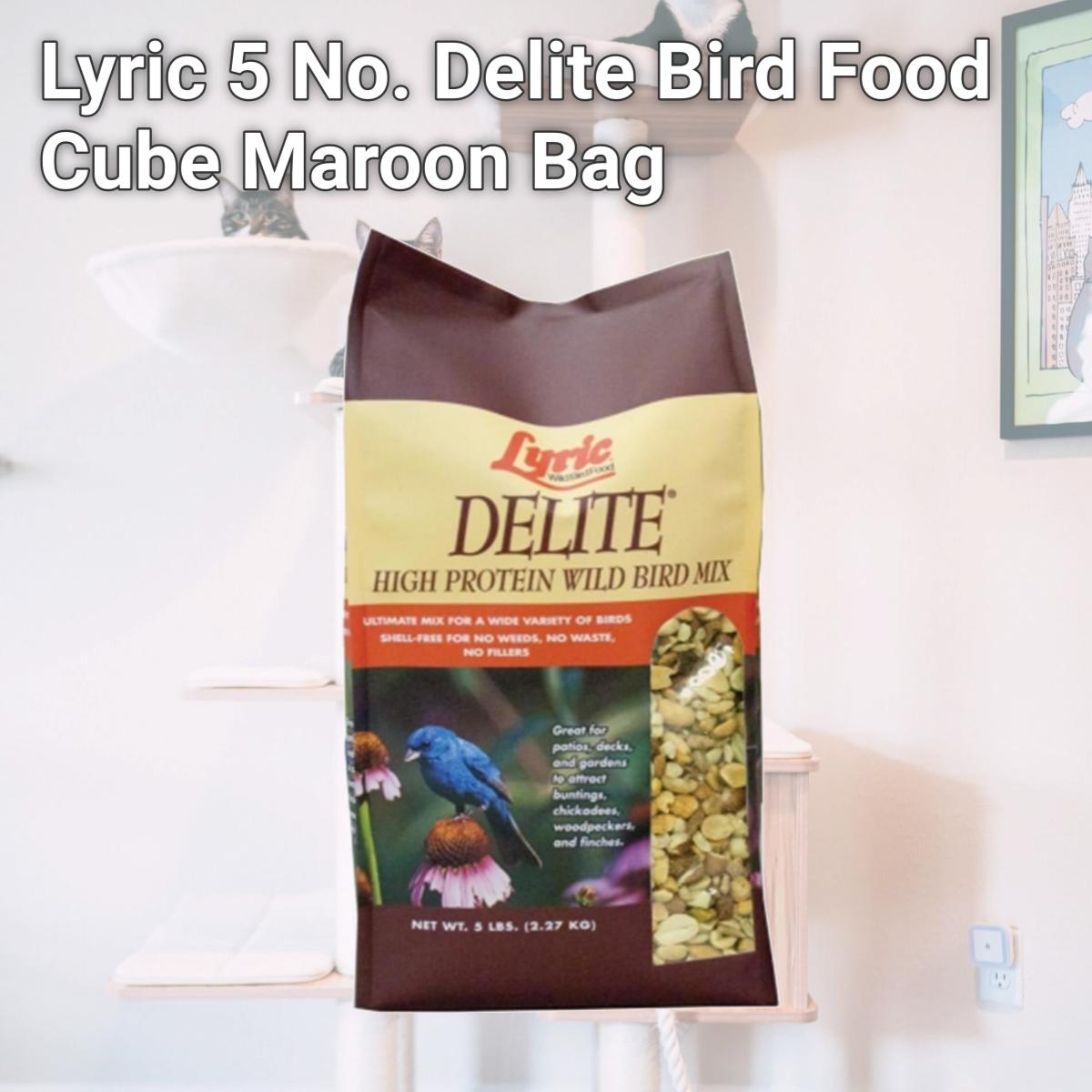 Picture of Lebanon Seaboard GRV2647403 Lyric 5 No. Delite Bird Food Cube Maroon Bag
